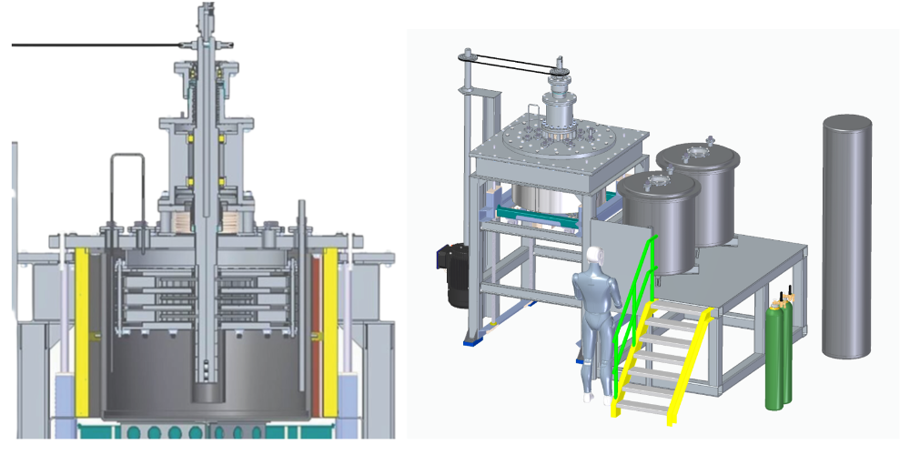 Lead testing chamber desing and the SEAFACE facility.